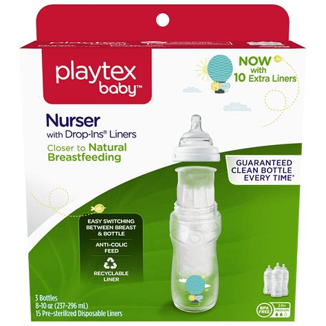 8 oz playtex bottle liners|playtex original drop in bottles.